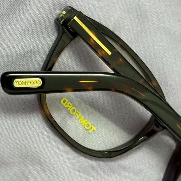 Tom Ford Tortoise Round Glasses - Viral Preppy Aesthetic main image 5